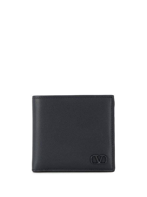 VLogo Signature wallet wallet in smooth leather Valentino Garavani | 5Y2P0445ZQU0NO